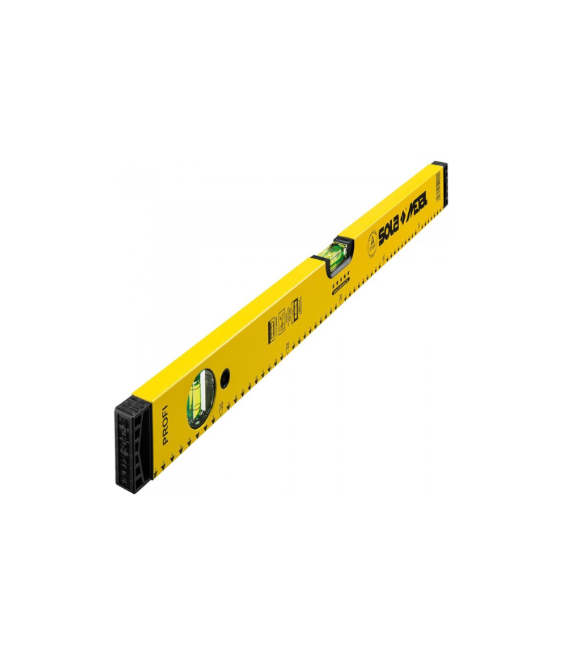 Sola alumínium vízmérték törhetetlen akrilüveg libellákkal, 400mm, PROFI 689040S