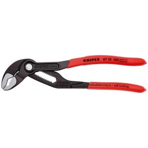 knipex-cobra-hightech-vizszivattyu-fogo-vizpumpafogo-szurkere-foszfatozott-csuszasgatlo-muanyaggal-bevont-nyellel-180mm-87-01-180-3