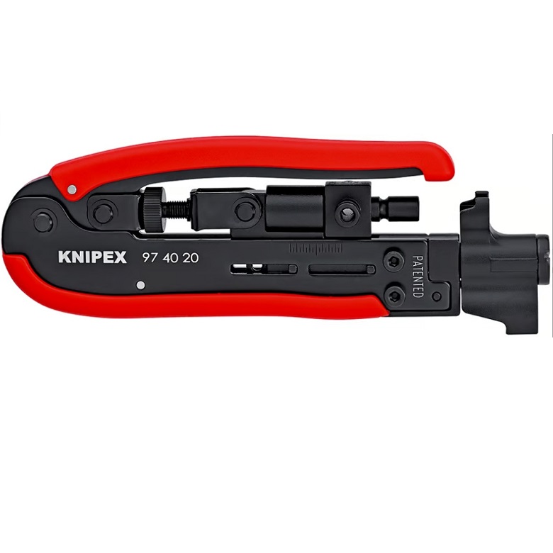 knipex-krimpelo-fogo-koax-csatlakozohoz-f-bnc-es-rca-csatlakozok-osszenyomasahoz-175mm-974020sb